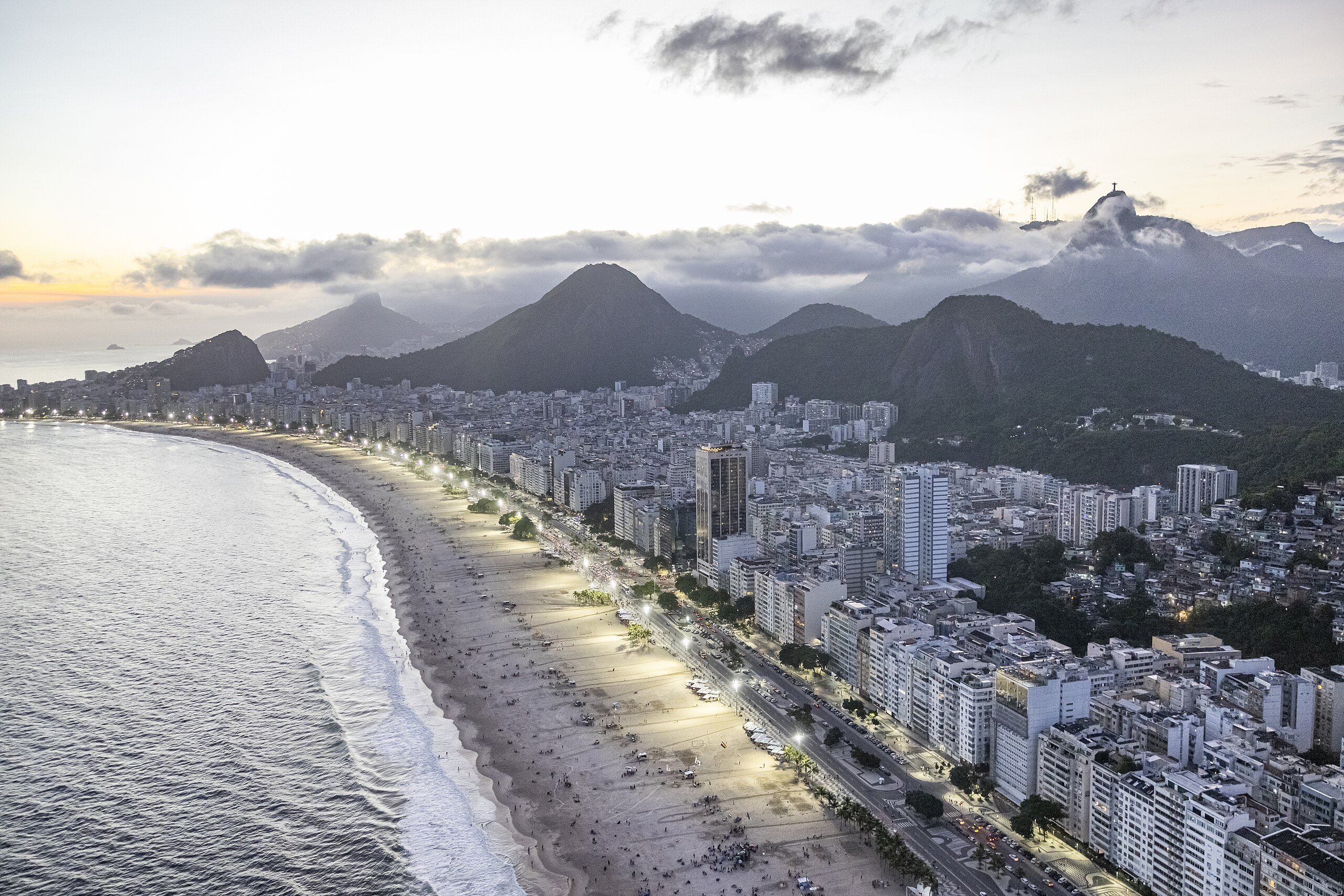 Copacabana, Rio de Janeiro at golden hour
